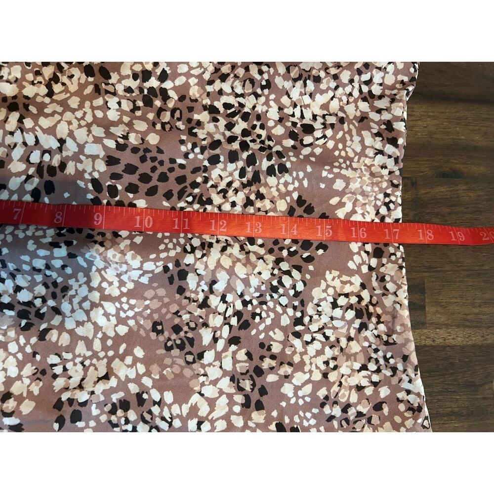 NWT Sadie & Sage Dusty Pink with Abstract Print Cocktail Slip Dress-Large - Picture 12 of 15